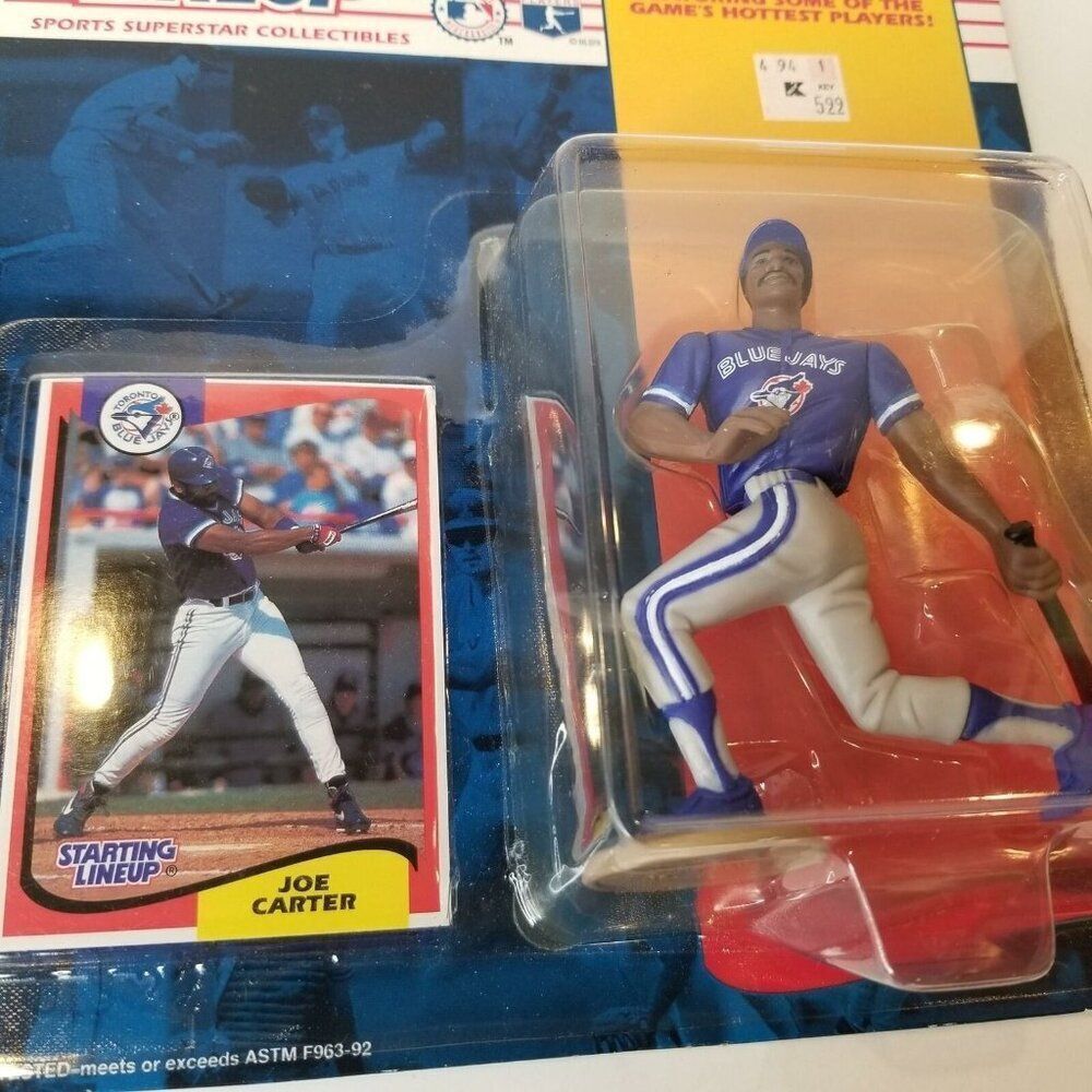 MLB Starting Lineup Wade Boggs New York Yankees 1994 Toronto Blue Jay Joe Carter - Picture 7 of 7